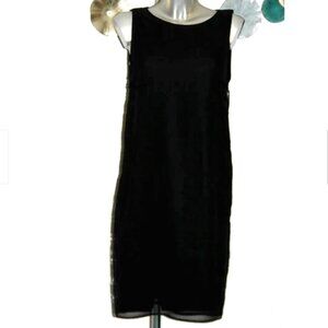 Deborah Parker Little Black Dress sleeveless Large